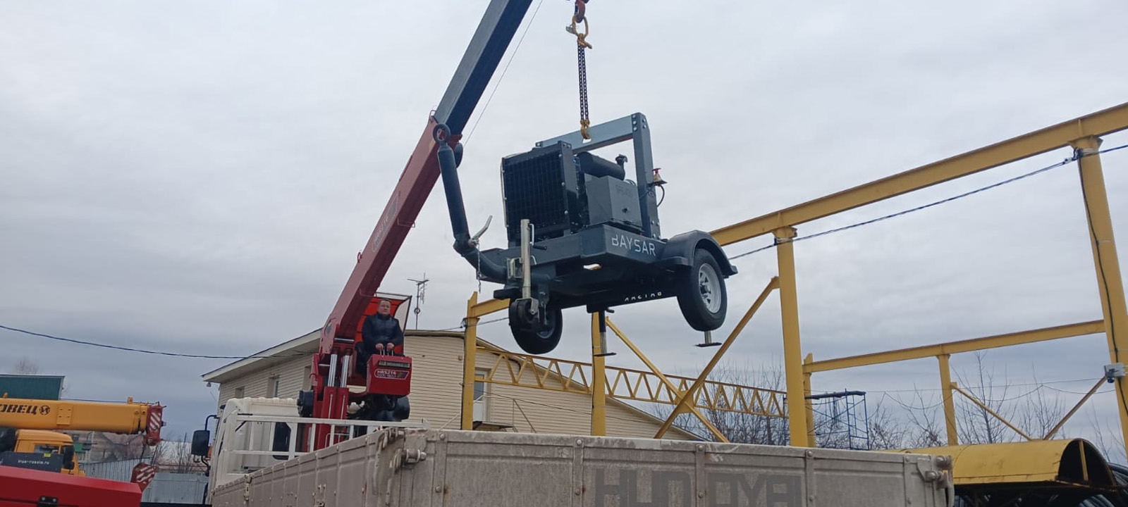 Мотопомпа BAYSAR SP6-400 отправилась в Иркутск